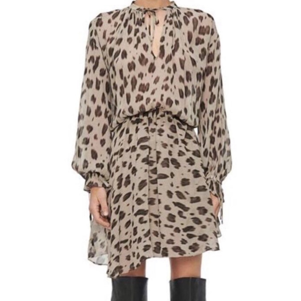 Anine Bing | Elliana leopard print dress